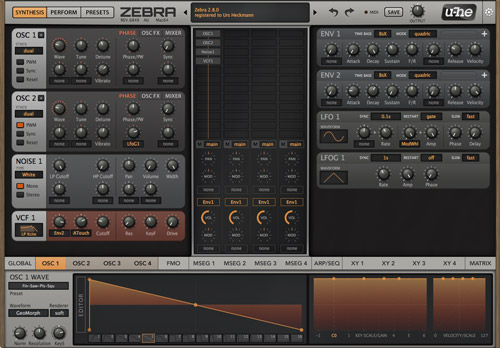 u-he Zebra 2.8